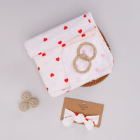 Load image into Gallery viewer, Tiny Love collection Organic Muslin Swaddle set - Pack of 2
