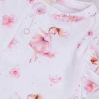 Load image into Gallery viewer, Long Sleeve Frill Bodysuit Ballerina
