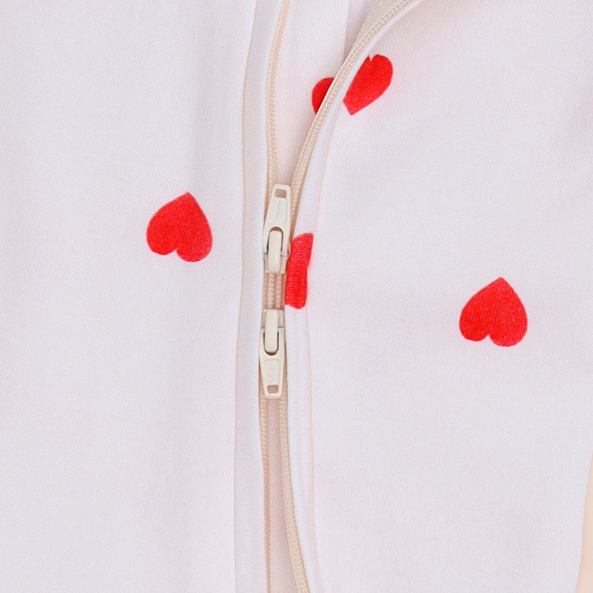 Tiny Love collection Organic cotton long sleeve Zipsuit for infants baby