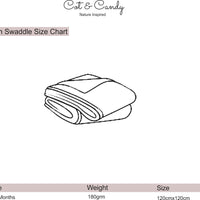 Load image into Gallery viewer, Muslin Swaddle Wrap - Milk
