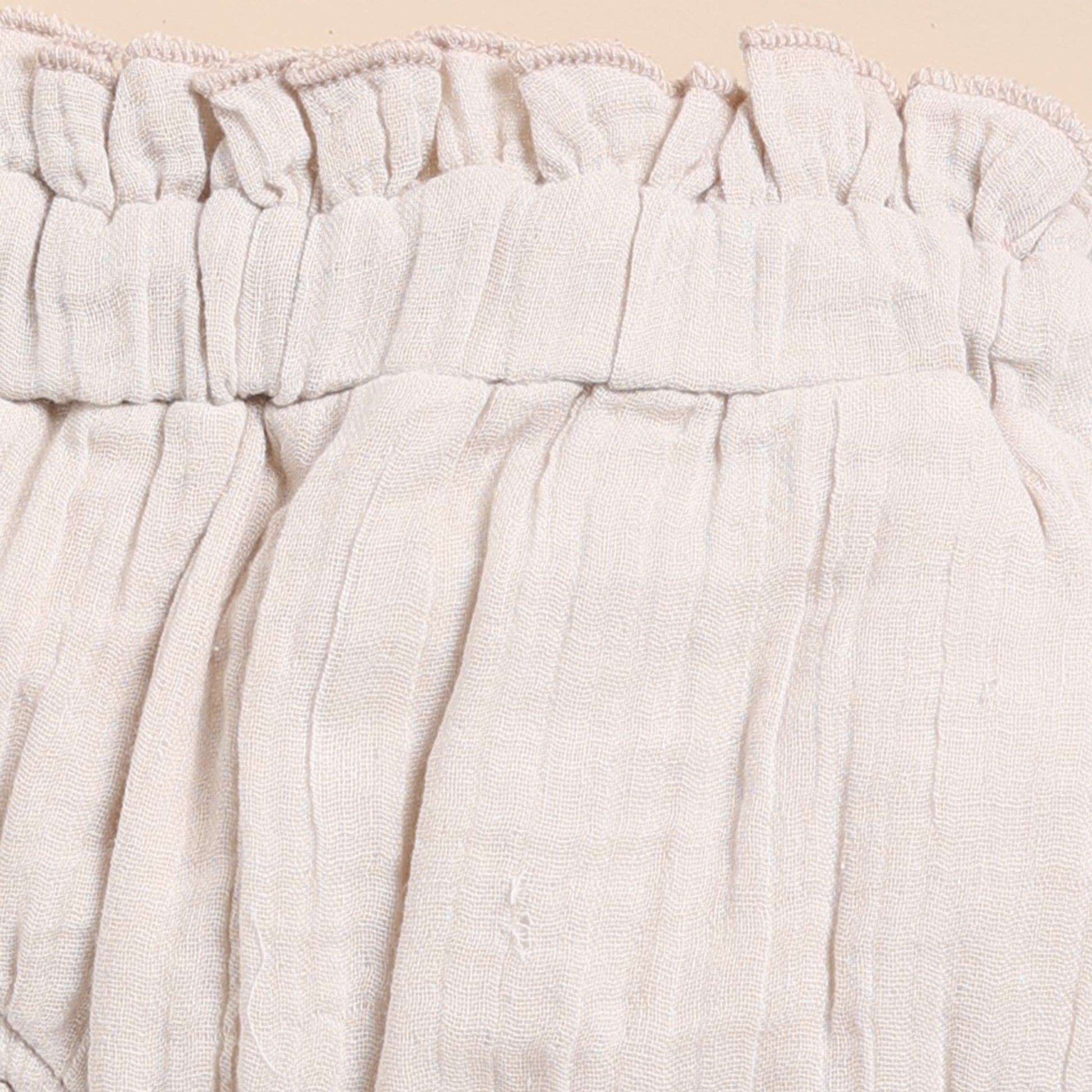 oatmeal Organic Muslin High Waist Bloomer for 0-18 months baby