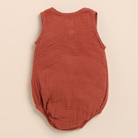 Load image into Gallery viewer, Picante Organic Muslin Bubble Romper
