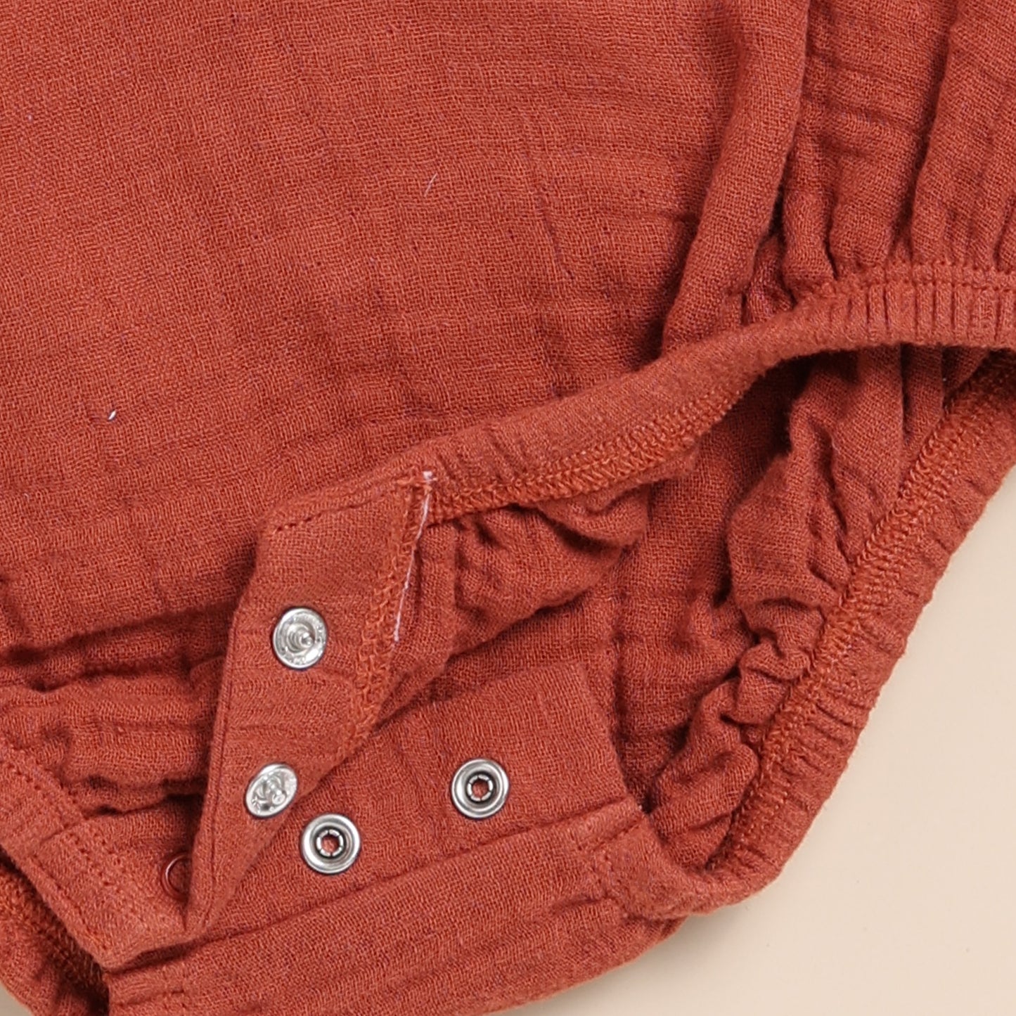 Olive + Picante Organic Muslin Bubble Romper