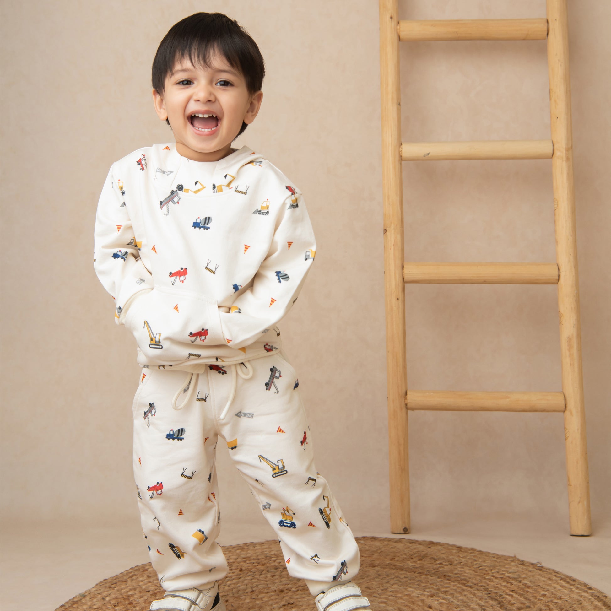 Organic Fleece Hoodie & Jogger Set