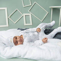 Load image into Gallery viewer, Shop Constellation Bear Organic Footed Sleepsuit for your 3-6 months baby - CotandCandyBaby
