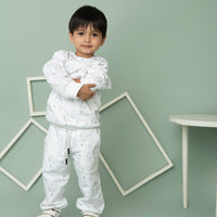 Load image into Gallery viewer, Buy Constellation Bear Organic Fleece Over Size Relaxed Jogger for your 3-6 months baby - CotandCandyBaby
