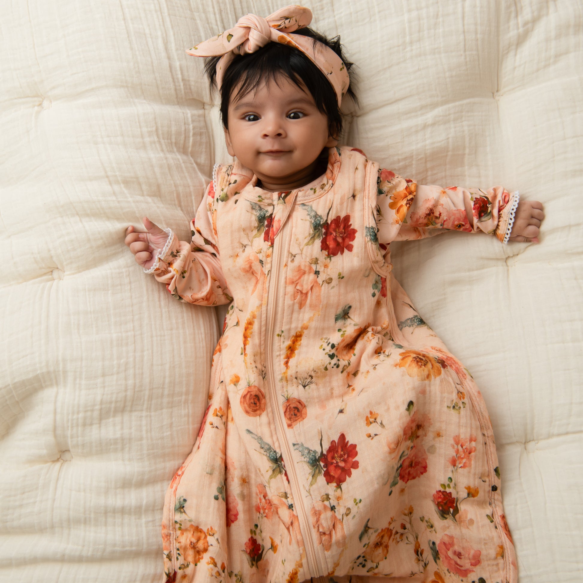 Buy Floras Organic Baby Muslin Sleeping Bag online