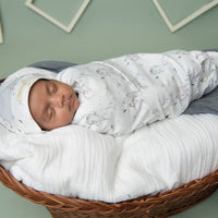 Load image into Gallery viewer, Buy Constellation Bear Organic Swaddle Wrap for your 0-6 months baby - CotandCandyBaby
