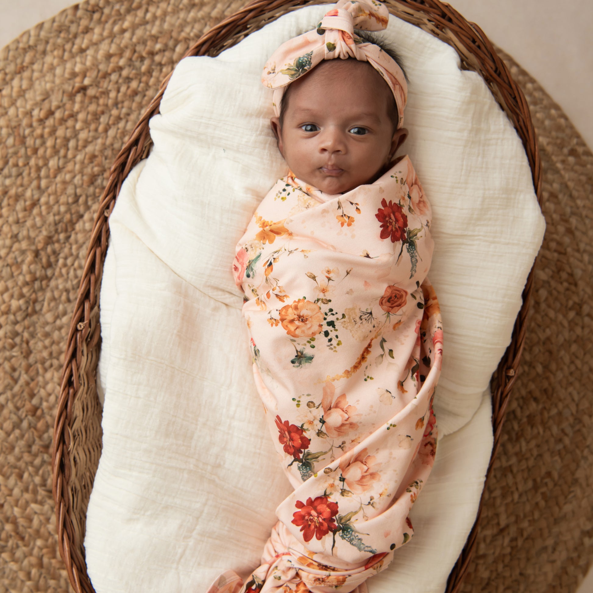 Order Flora Organic Swaddle Wrap for your 0-6 months baby - CotandCandyBaby