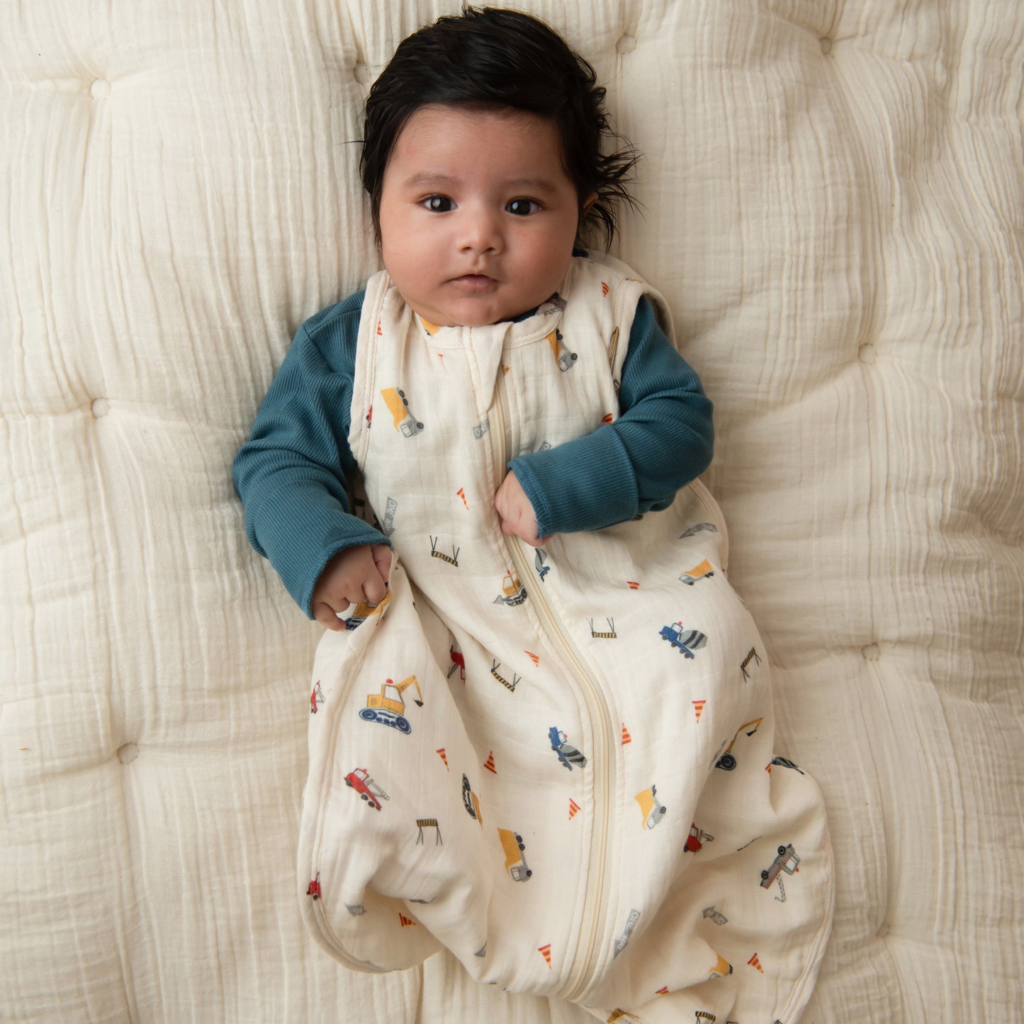 Construction Organic Baby Muslin Sleeping Bag