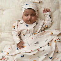 Load image into Gallery viewer, Shop Construction Organic Long Sleeve Bodysuit for your 3-6 months baby - CotandCandyBaby
