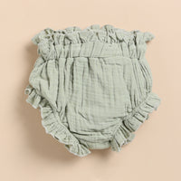 Load image into Gallery viewer, Sage Organic Muslin High Waist Bloomer for 0-18 months baby
