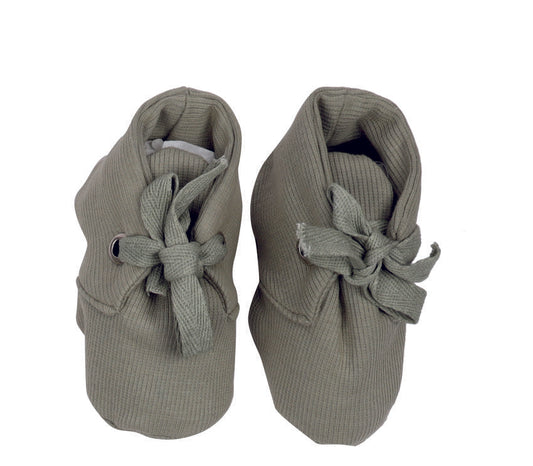 Sage Organic Baby Booties