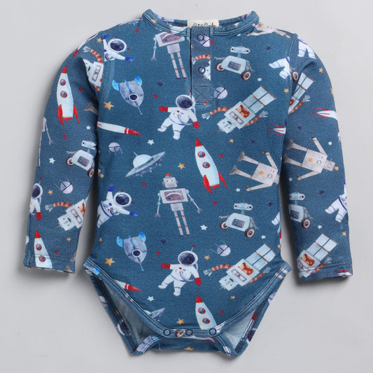 Space Explorer Collection Organic Long Sleeve Bodysuit