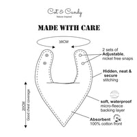 Load image into Gallery viewer, Lemon Love Collection Organic Dribble Bib
