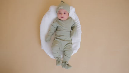 Pack Of 5 Sage Organic cotton long sleeve Full Sleeve Bodysuit for baby girl