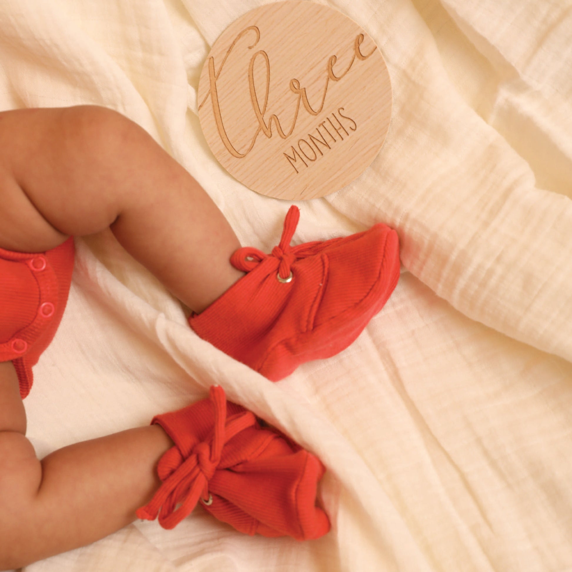 Berry Organic booties for  baby