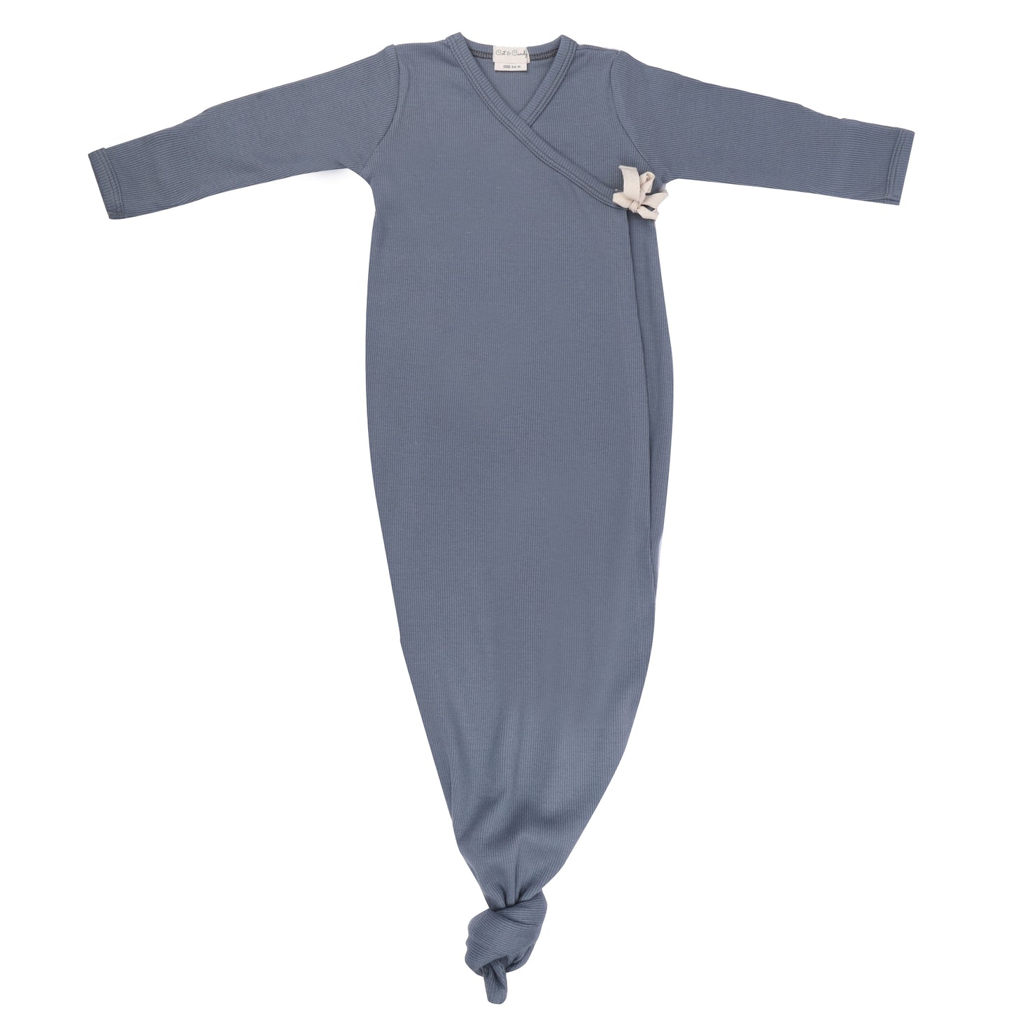 Aqua Organic Kimono Gown
