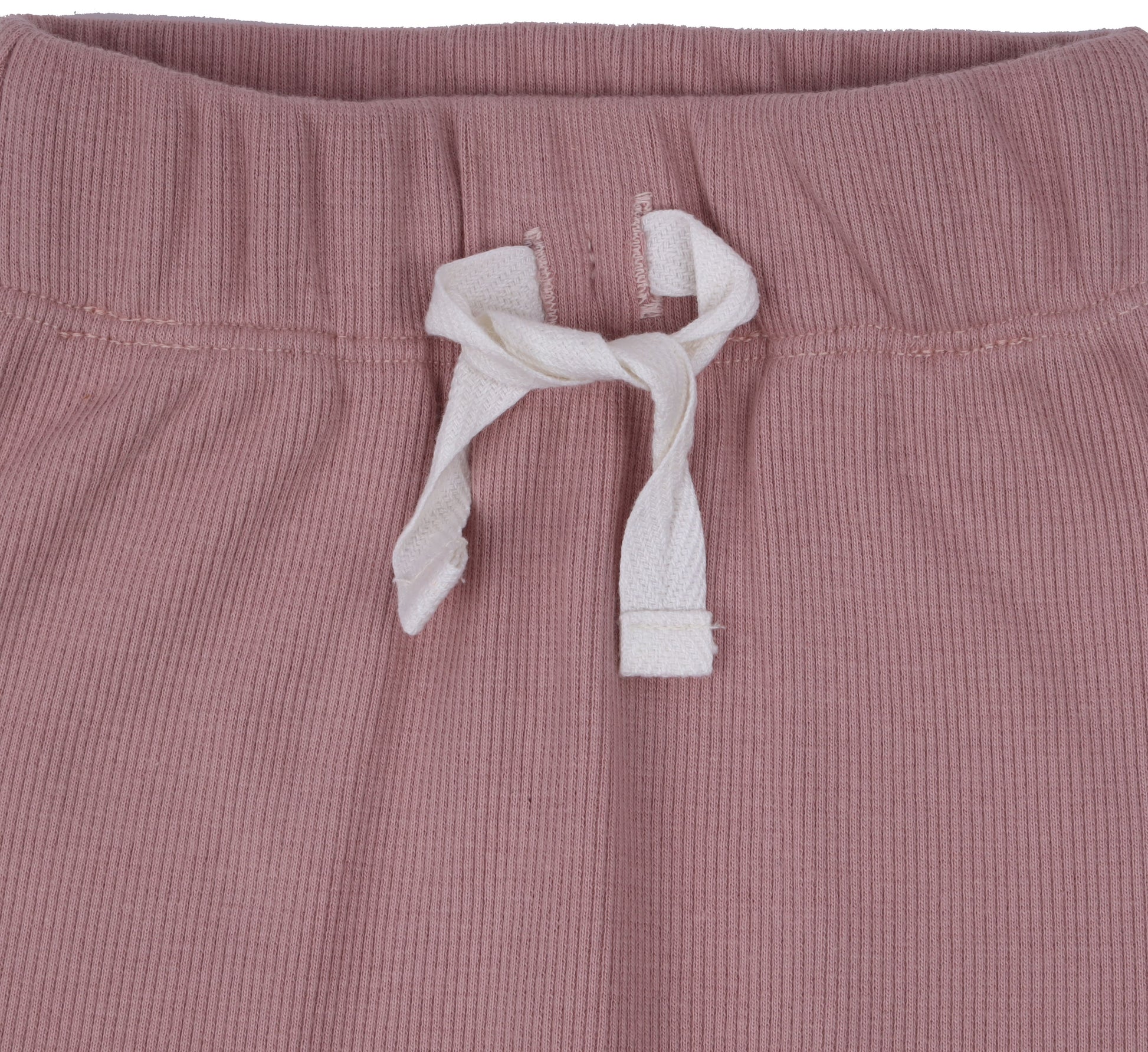 Blush Pink Organic Drawstring Pant for 0-12 months baby