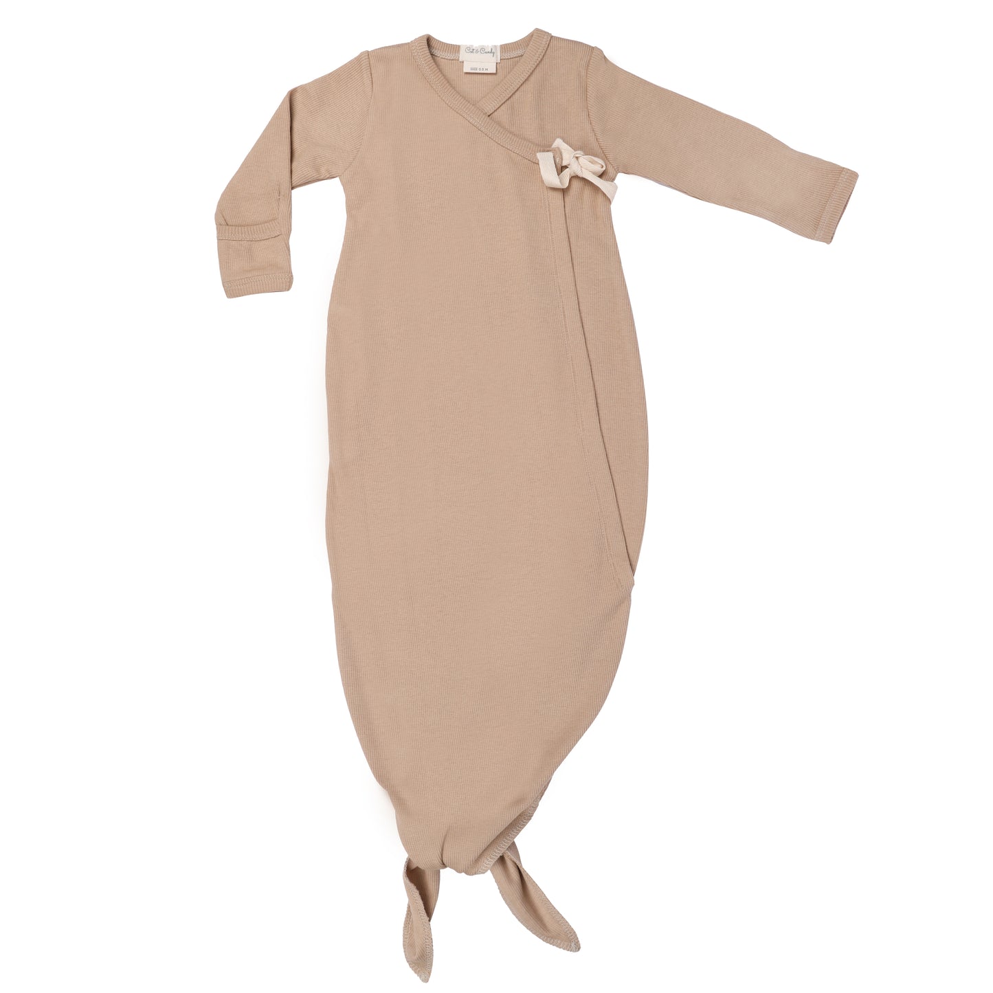 Latte Organic Kimono Gown
