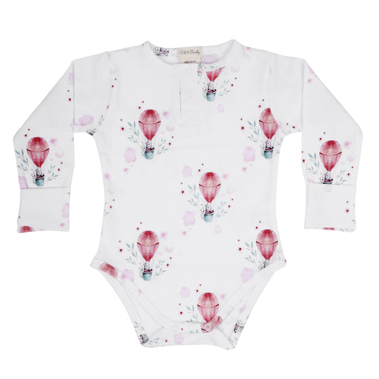 Bunny Expedition Organic Long Sleeve Bodysuit