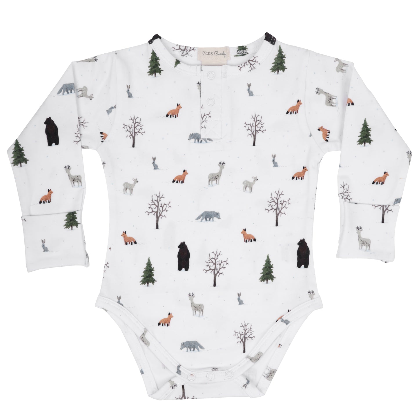 Wild forest Collection Organic  Bodysuit