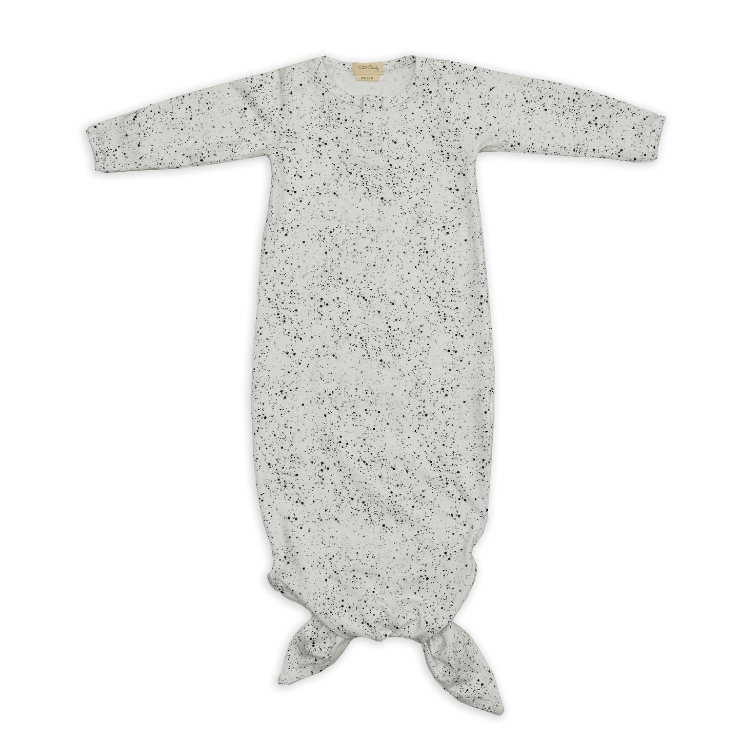 Dalmatian Print Organic Gown