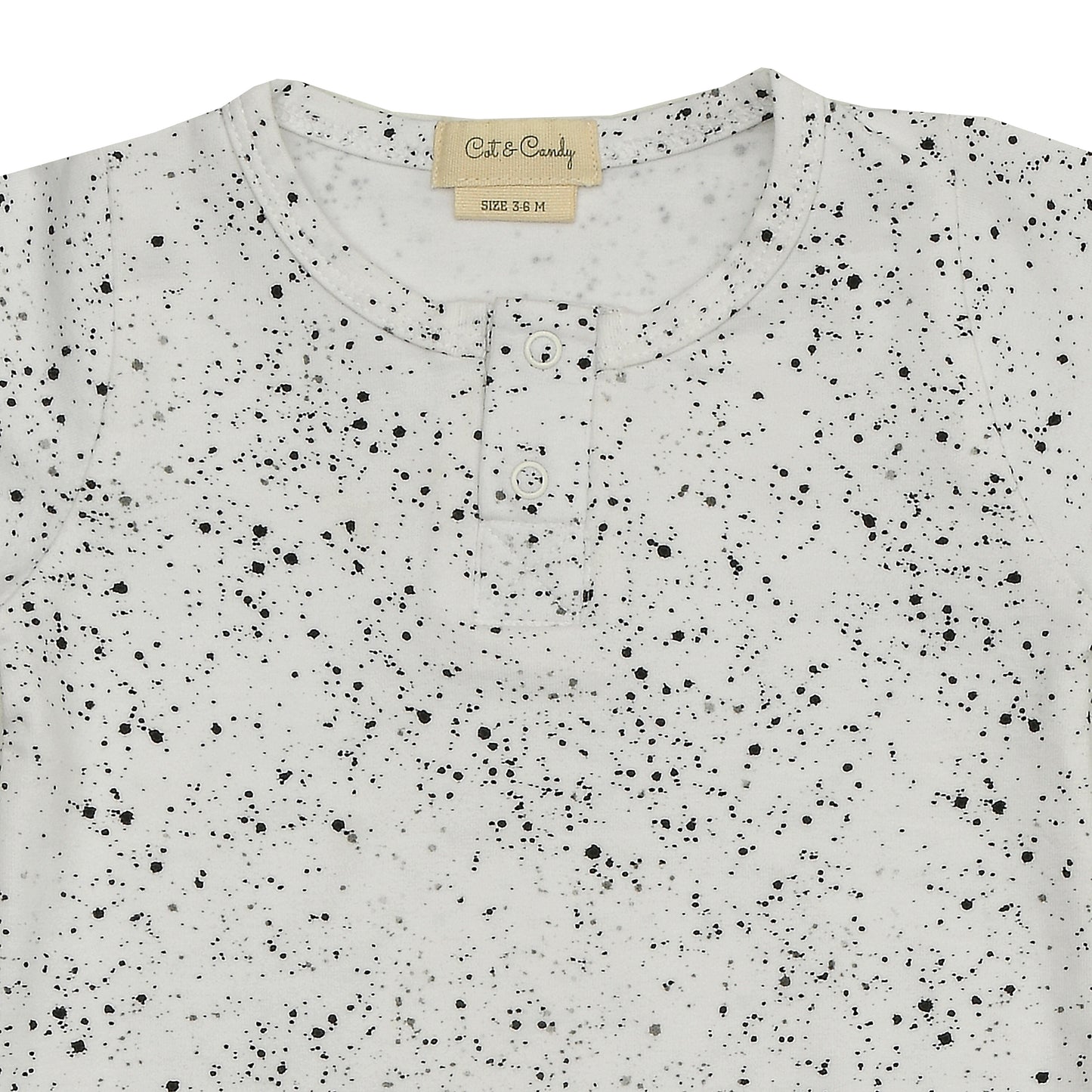 Dalmatian Print Organic Gown