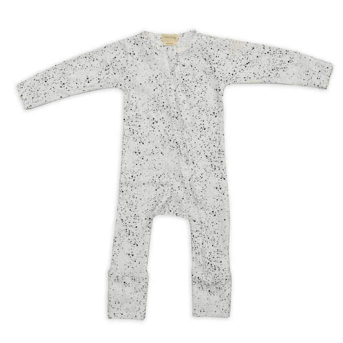 Dalmatian Print Organic cotton full sleeve Zip suit