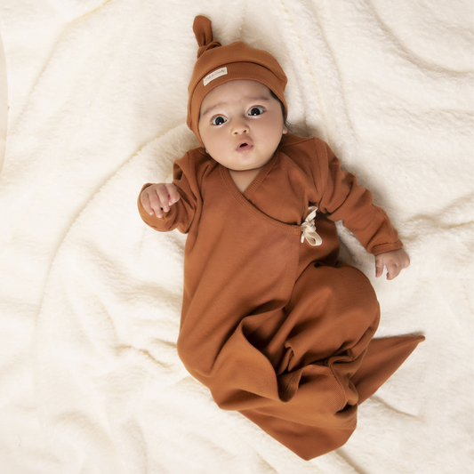 Ginger Organic Kimono Gown