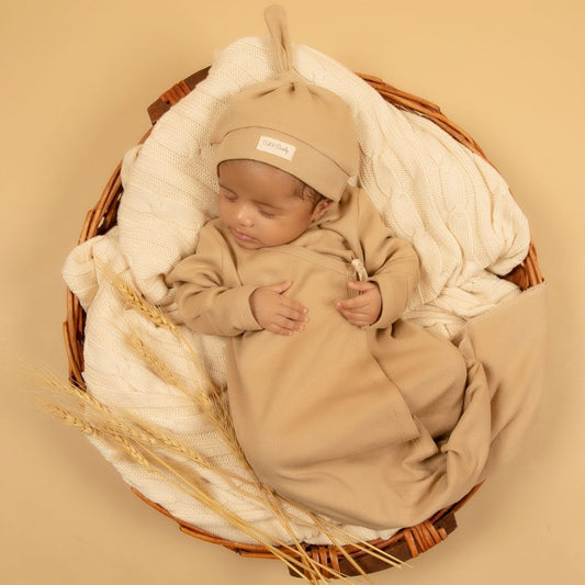 Latte Organic Kimono Gown