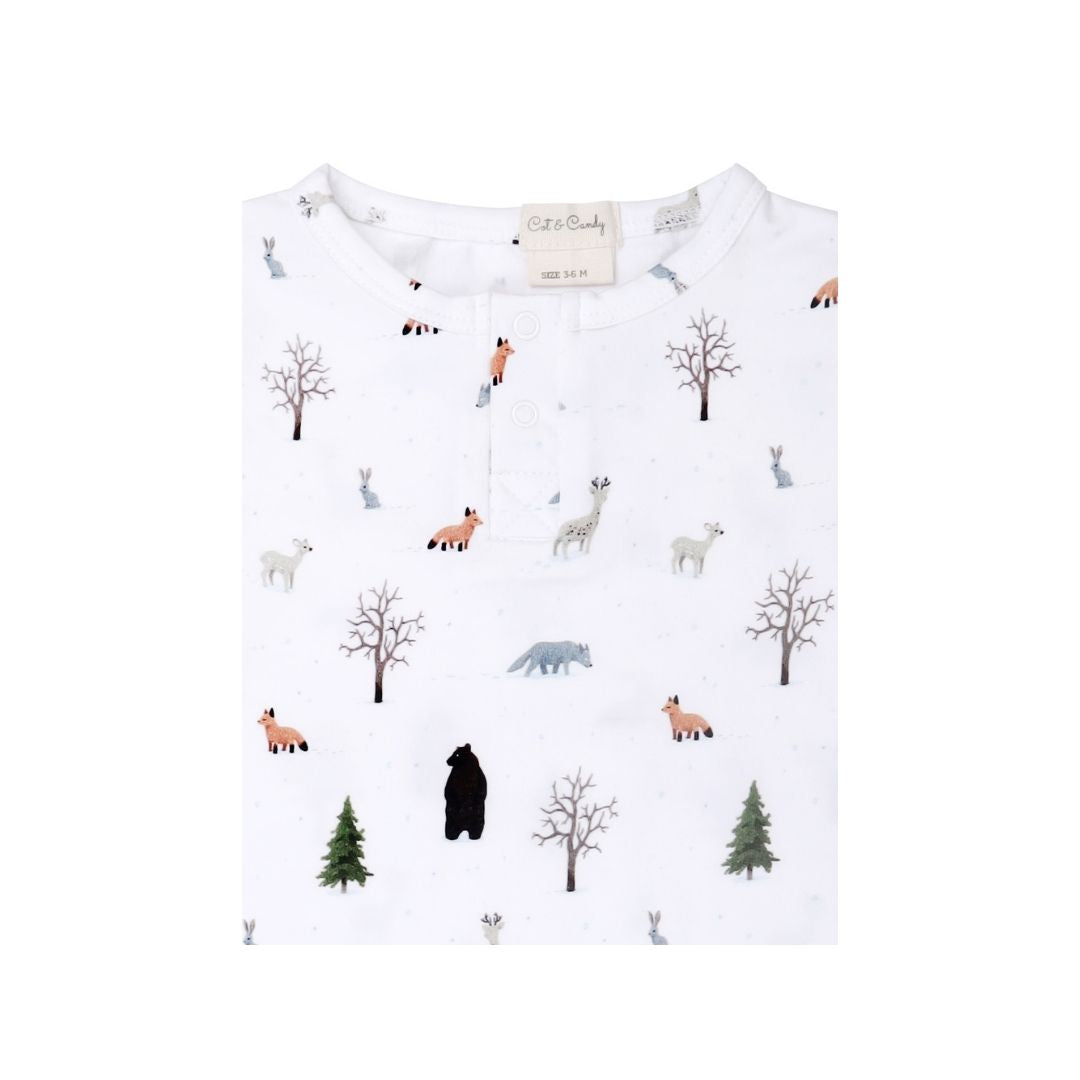 Wild forest Collection Organic  Sleep Suit